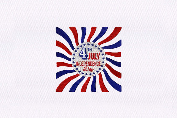 4th July Caption Embroidery Review