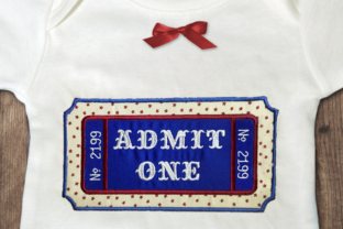 Carnival Ticket Applique Review