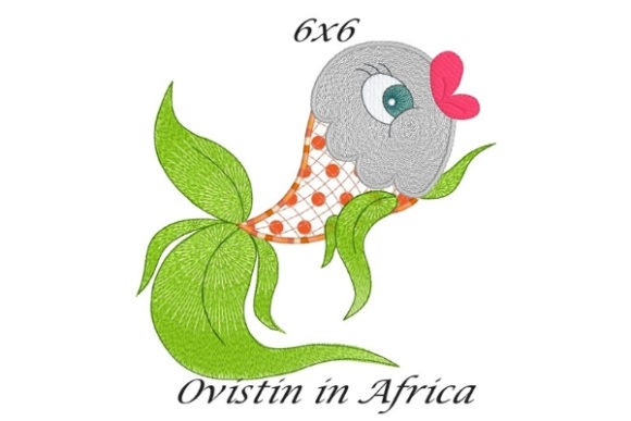 Green Elegant Applique Fish Review