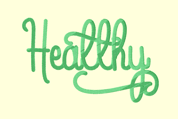 Healthy Lettering Embroidery Review for Small Business Merch