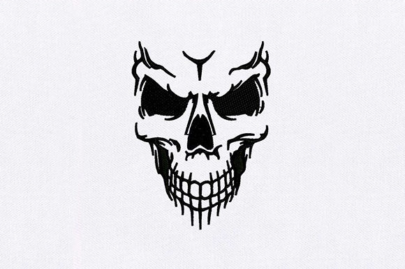 Human Skull Face Embroidery Review