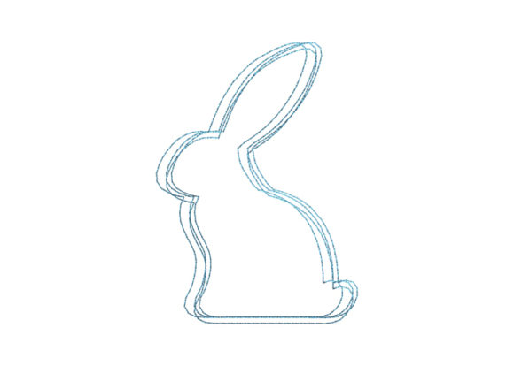 Rabbit Scribble Stitch Embroidery Review