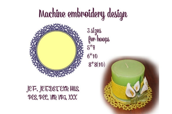 Round Tatting Lace Doily Review for Business Embroidery