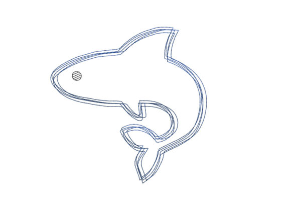 Shark Scribble Stitch Embroidery Review
