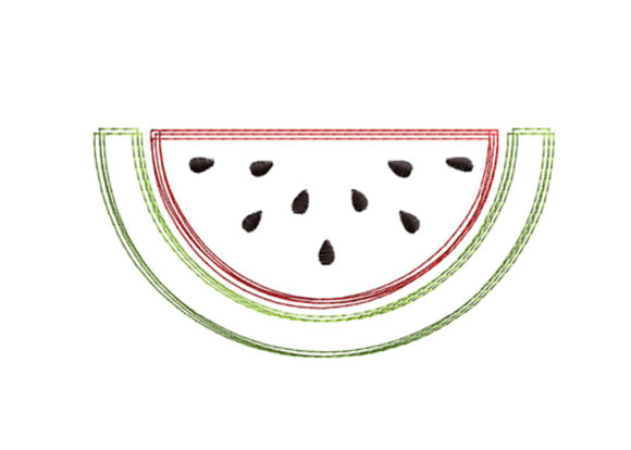 Watermelon Scribble Stitch Review for Apparel Projects